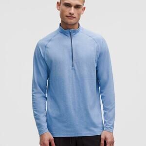 Lululemon Metal Vent Tech Half-Zip Light Blue XL